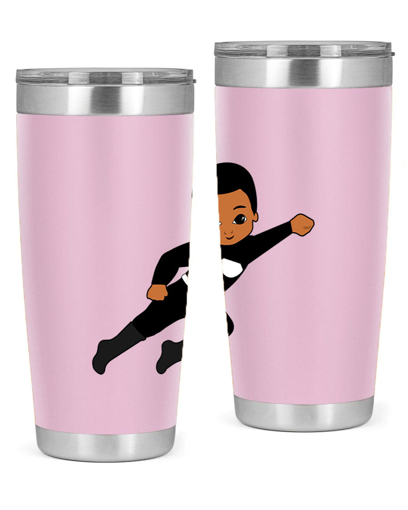 super kid 7#- black men - boys- tumbler