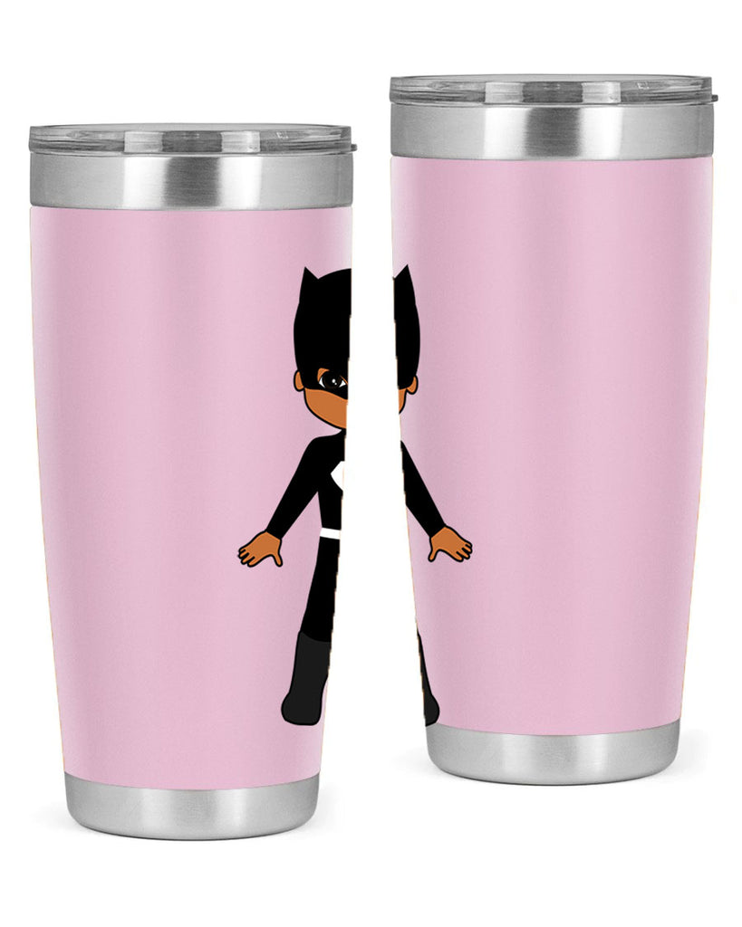 super kid 8#- black men - boys- tumbler