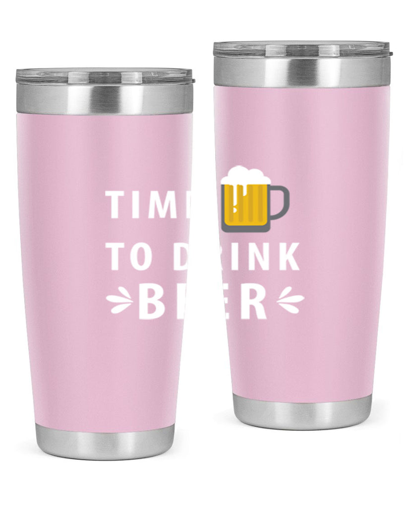 time to drink 7#- beer- Tumbler