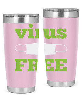 virus free Style 20#- corona virus- Tumbler