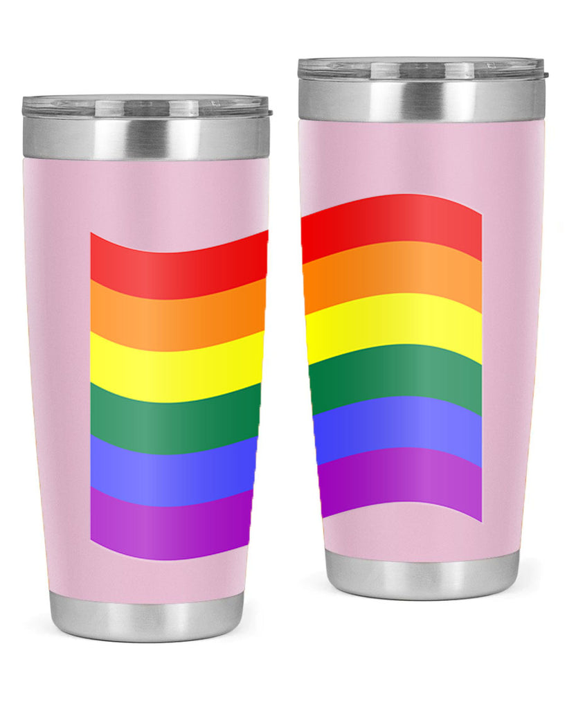 wavy rainbow flag 1#- lgbt- Tumbler