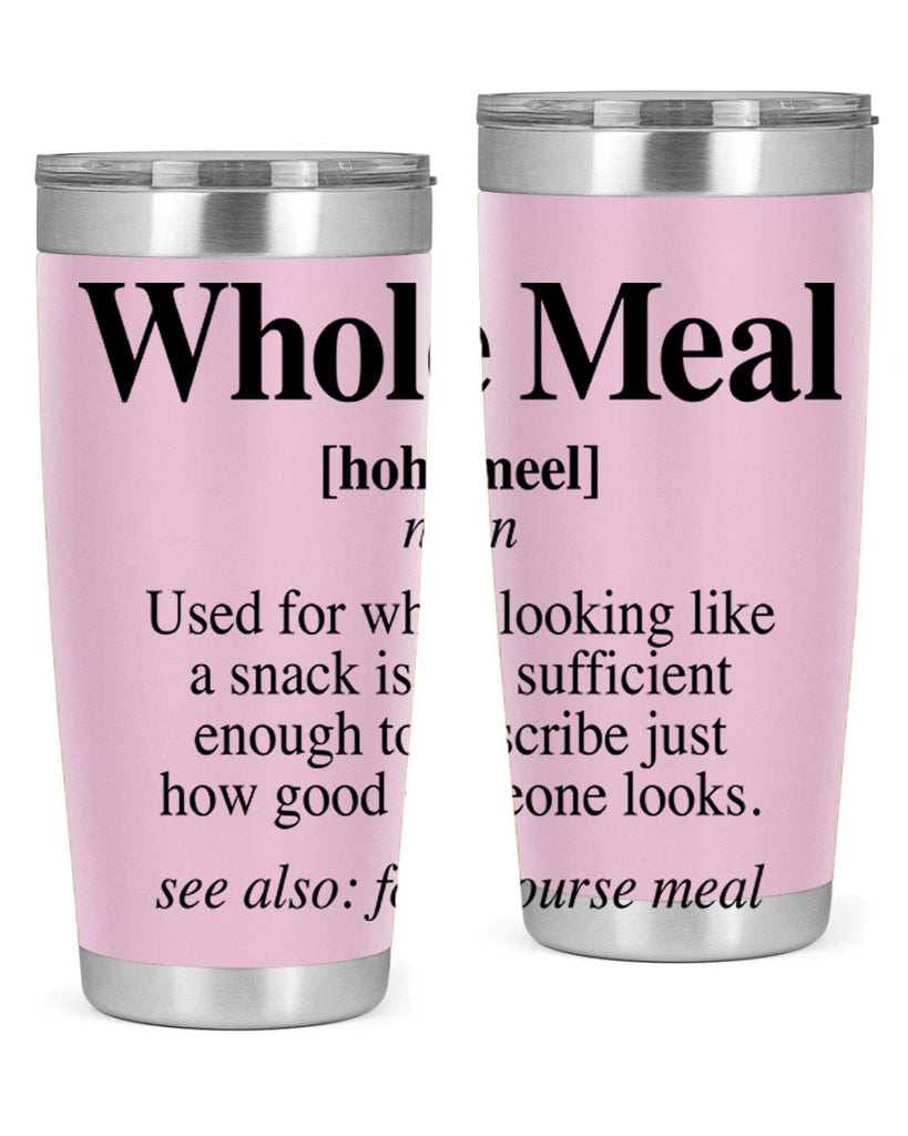whole meal 10#- black words phrases- Cotton Tank