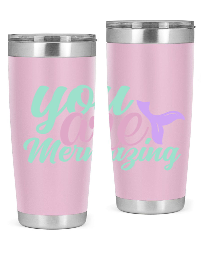 you are mermazing 9#- mermaid- Tumbler