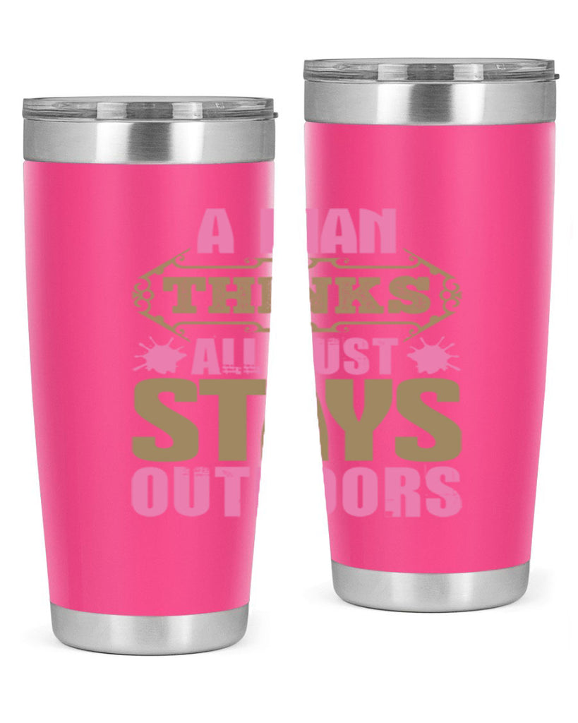 A man thinks all dust stays outdoors Style 6#- cleaner- tumbler