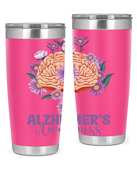 AlzheimerS Awareness Brain 12#- alzheimers- Tumbler