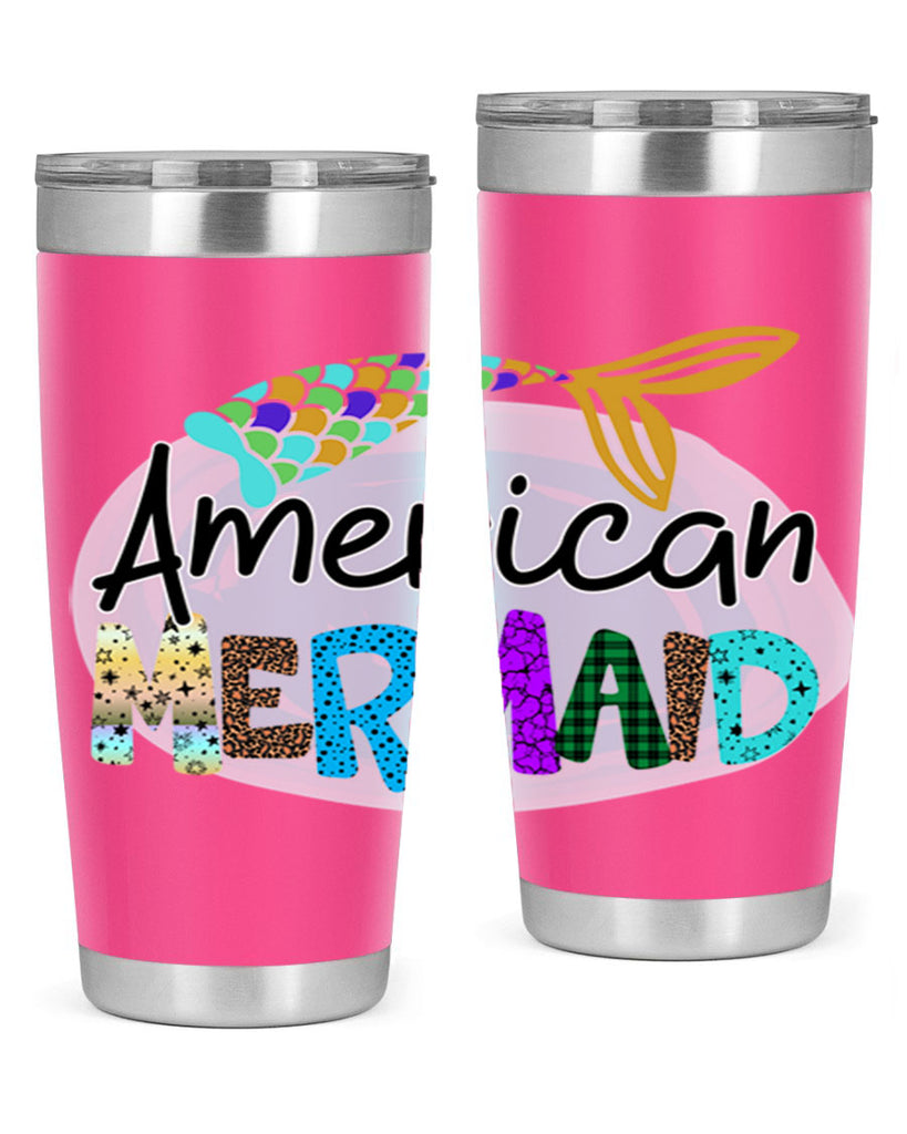 American Mermaid 14#- mermaid- Tumbler