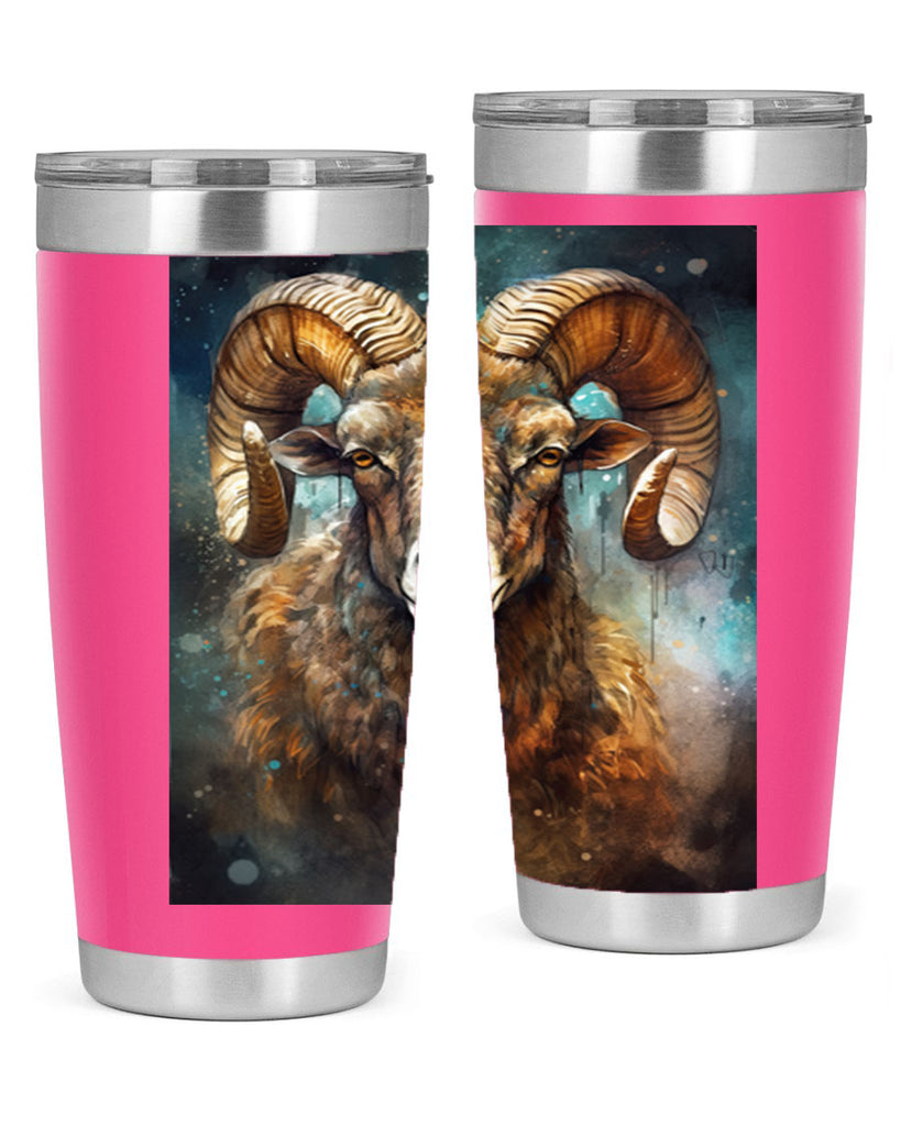 Aries 54#- zodiac- Tumbler
