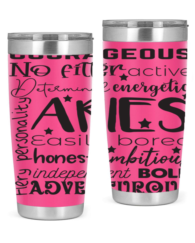 Aries 564#- zodiac- Tumbler