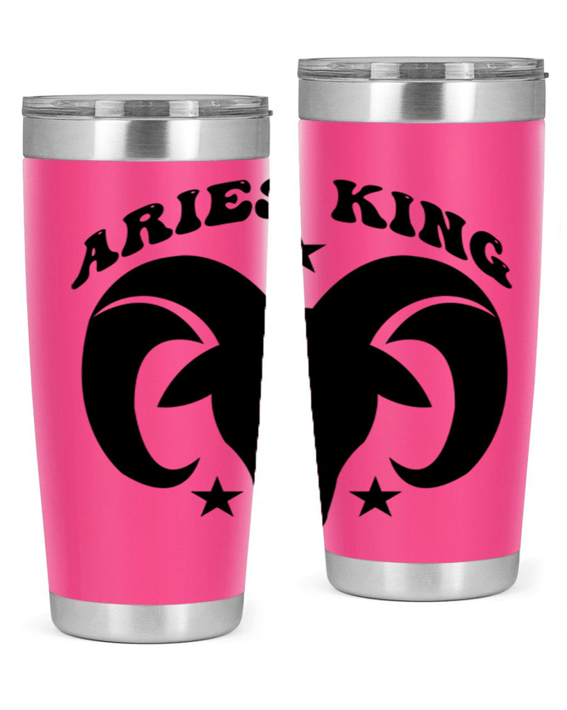 Aries king 110#- zodiac- Tumbler