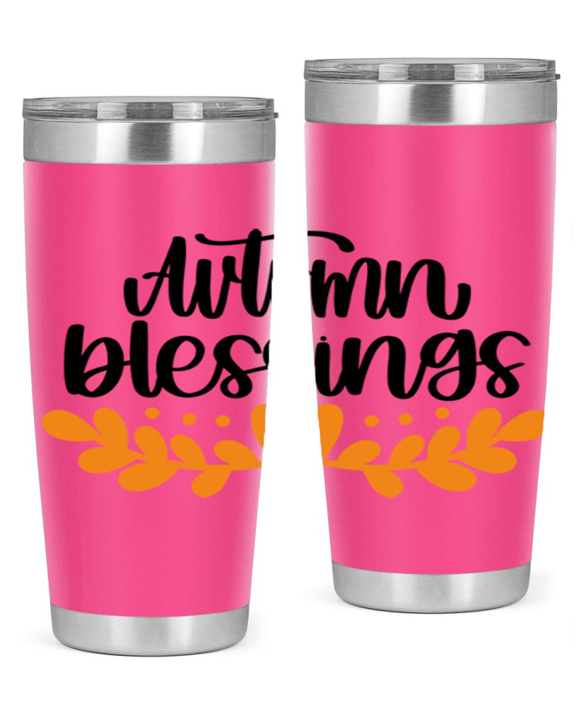 Autumn Blessings 472#- fall- Tumbler