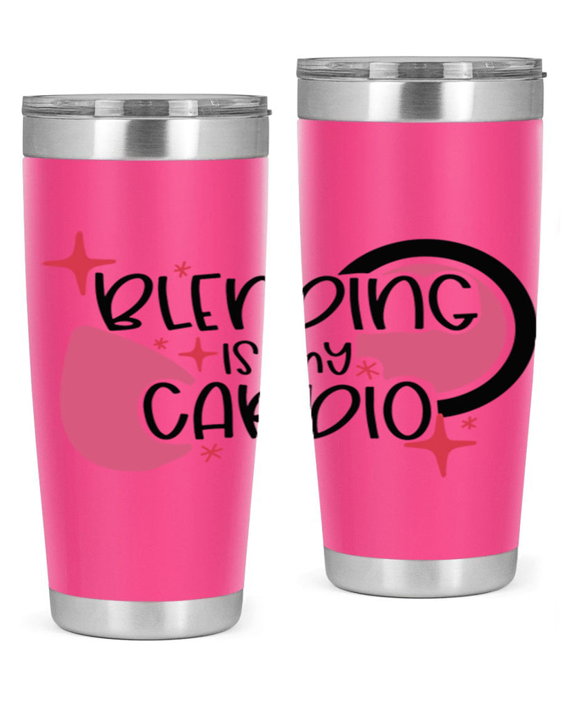Blending Is My Cardio Style 128#- make up- Tumbler