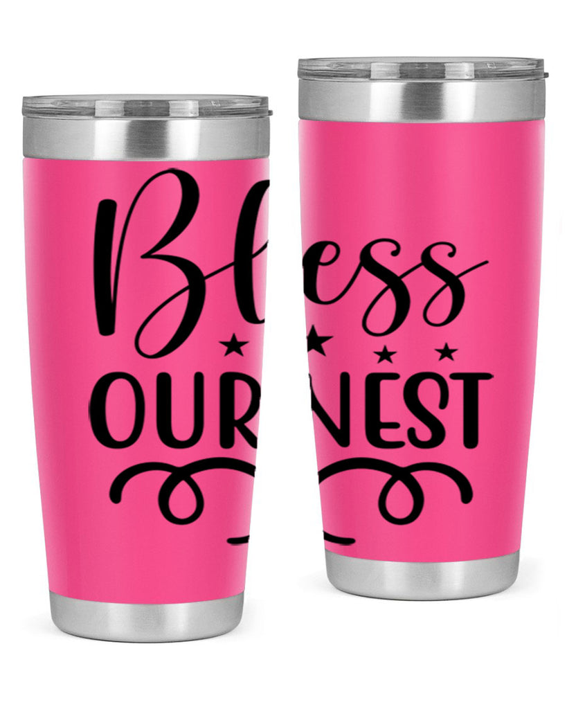 Bless Our Nest 50#- spring- Tumbler