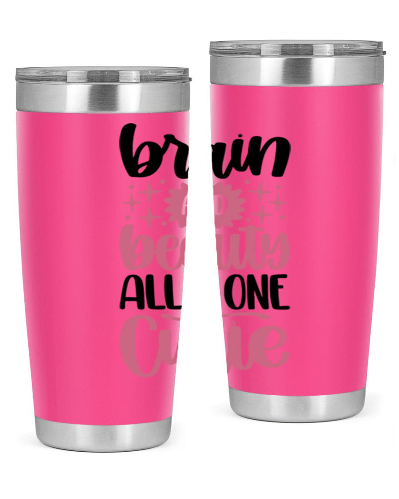 Brain And Beauty All In One Style 126#- make up- Tumbler
