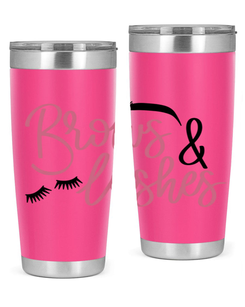 Brows Lashes Style 122#- make up- Tumbler