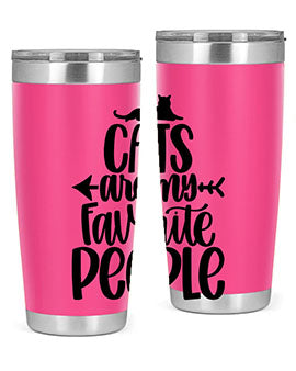 Cats Are My Favorite People Style 90#- cat- Tumbler