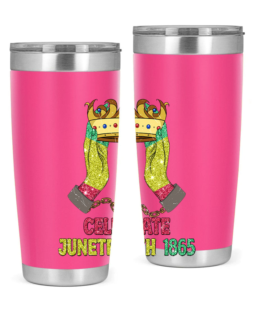 Celebrate Juneteenth 1865 Crown Designs 2#- Juneteenth- tumbler