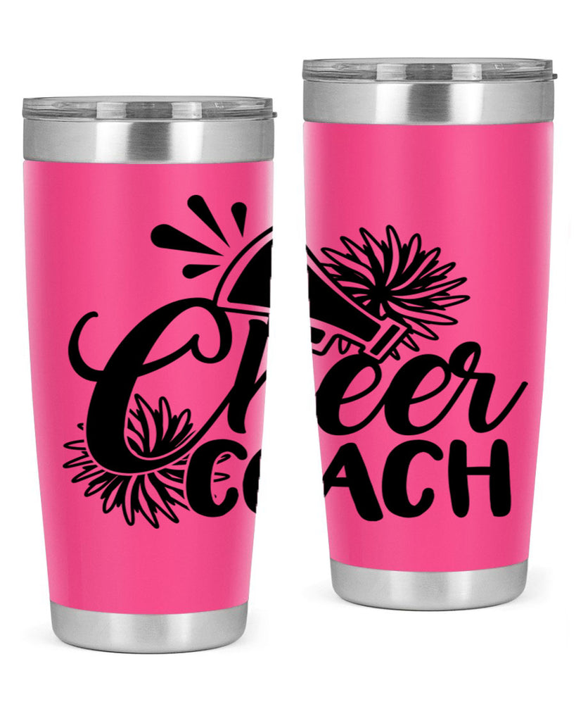 Cheer coach 1392#- cheer- Tumbler