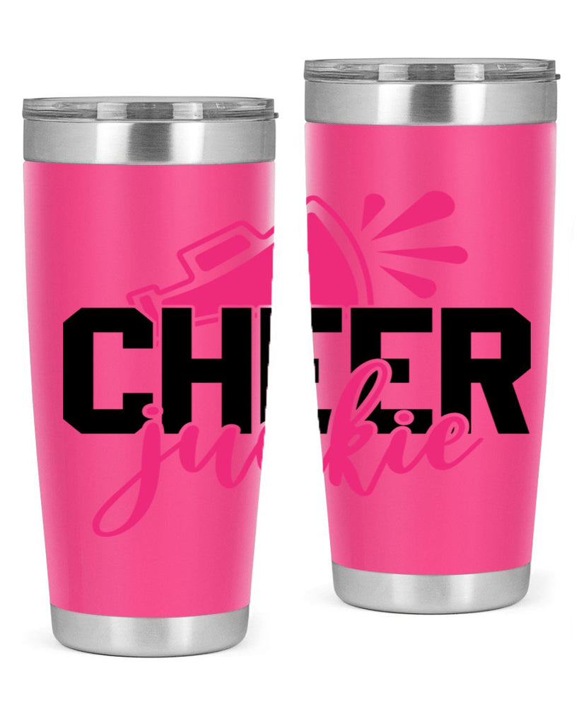 Cheer junkie 1390#- cheer- Tumbler