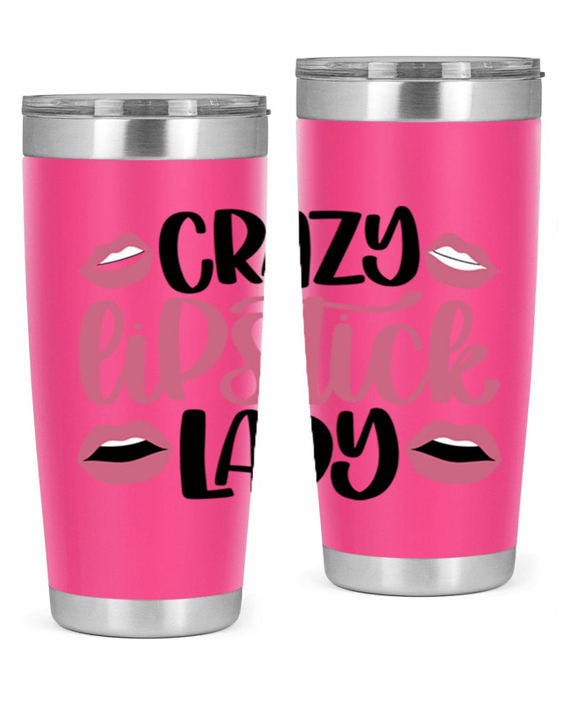 Crazy Lipstick Lady Style 107#- make up- Tumbler