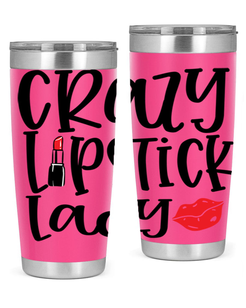 Crazy Lipstick Lady Style 240#- make up- Tumbler
