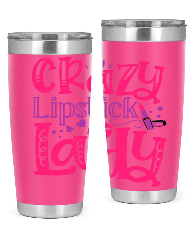 Crazy Lipstick Lady Style 241#- make up- Tumbler