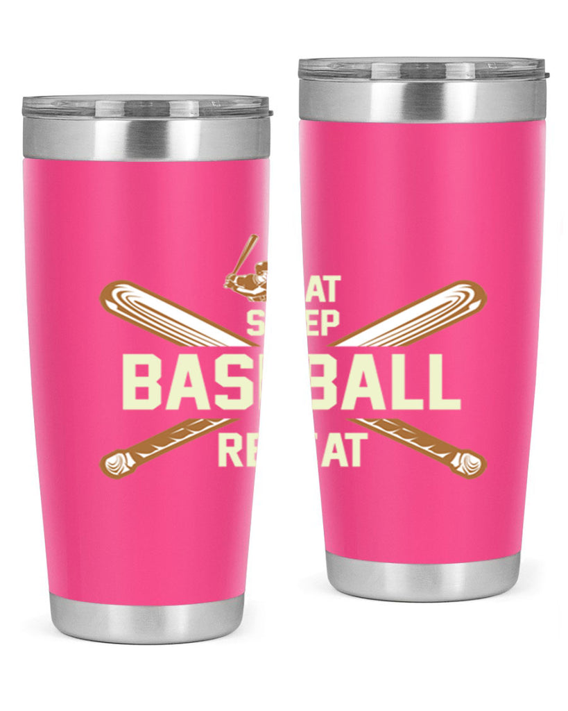 Eat 1285#- baseball- Tumbler