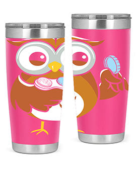 Funny Owl Contact Lens Case A TurtleRabbit 6#- owl- Tumblers