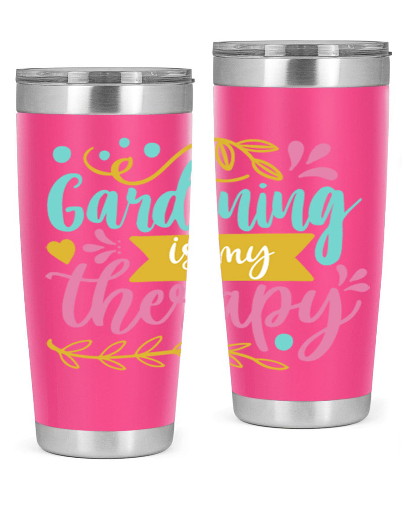 Gardening is my therapy Style 66#- summer- Tumbler
