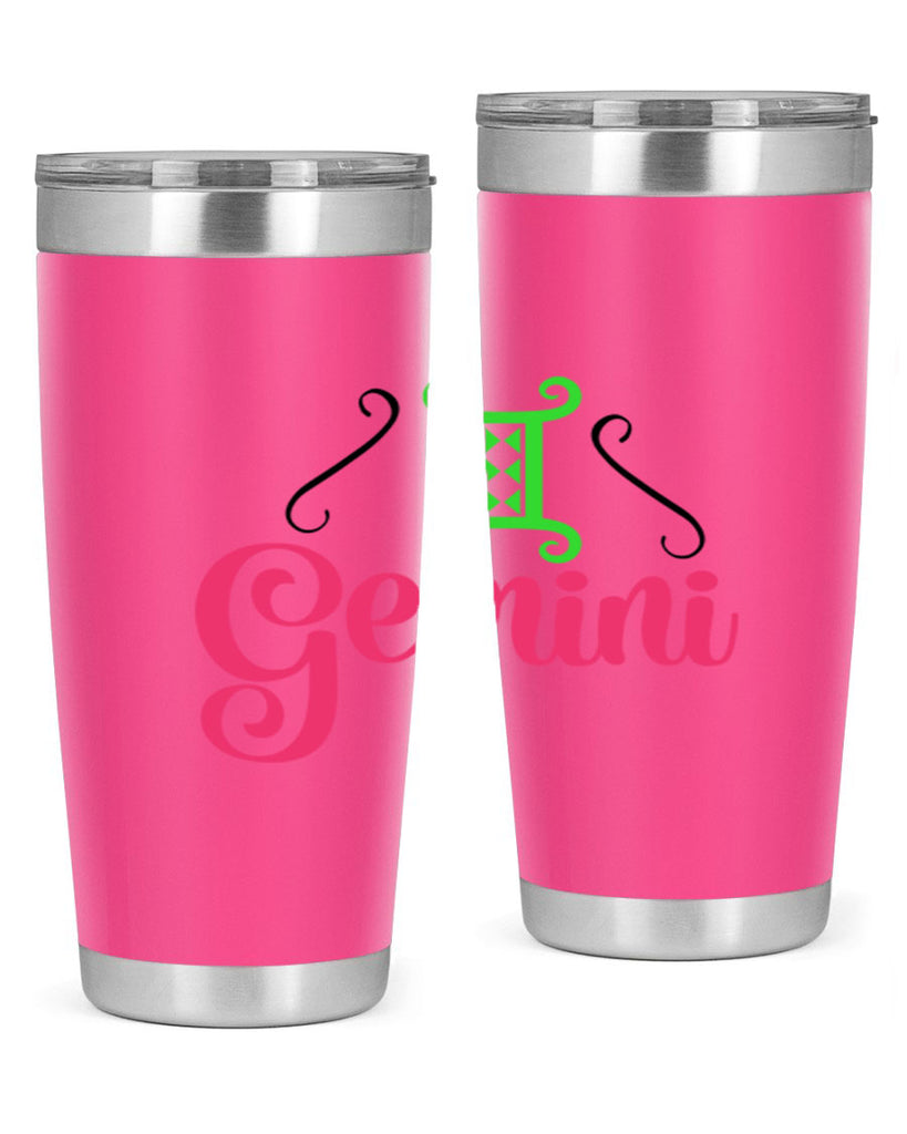 Gemini 224#- zodiac- Tumbler