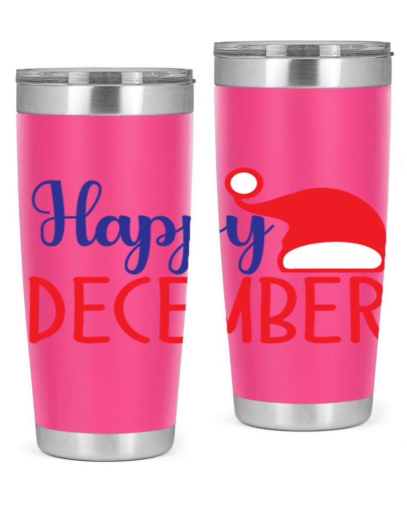 Happy December 135#- winter- Tumbler