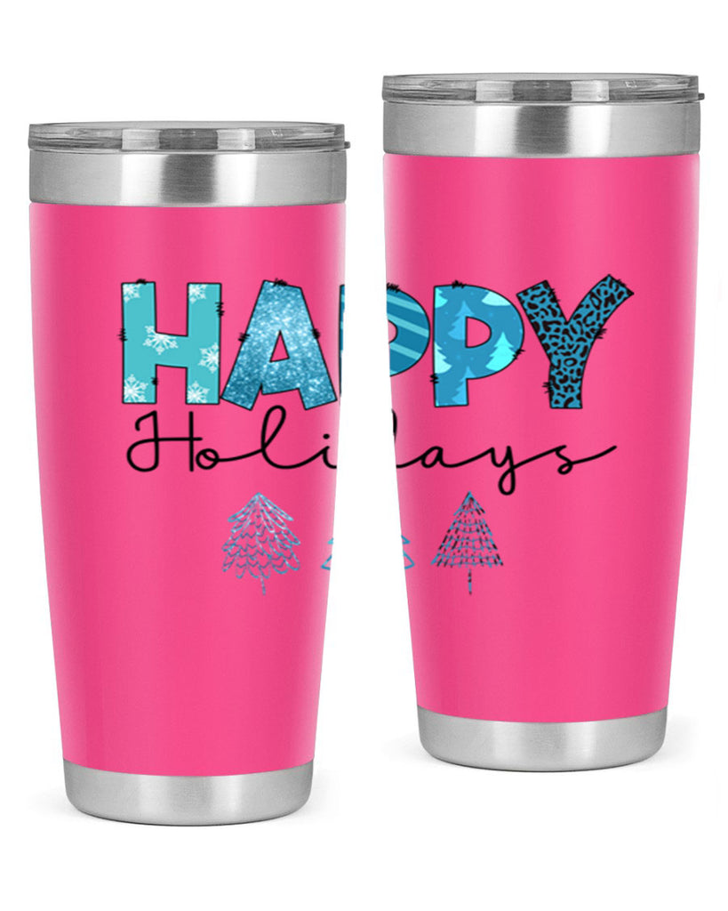 Happy Holidays 140#- winter- Tumbler