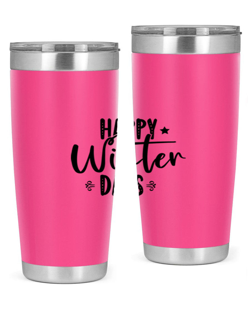 Happy Winter Days 124#- winter- Tumbler