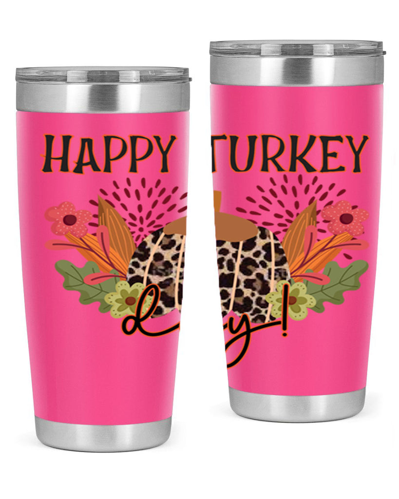 Happy turkey day 253#- fall- Tumbler