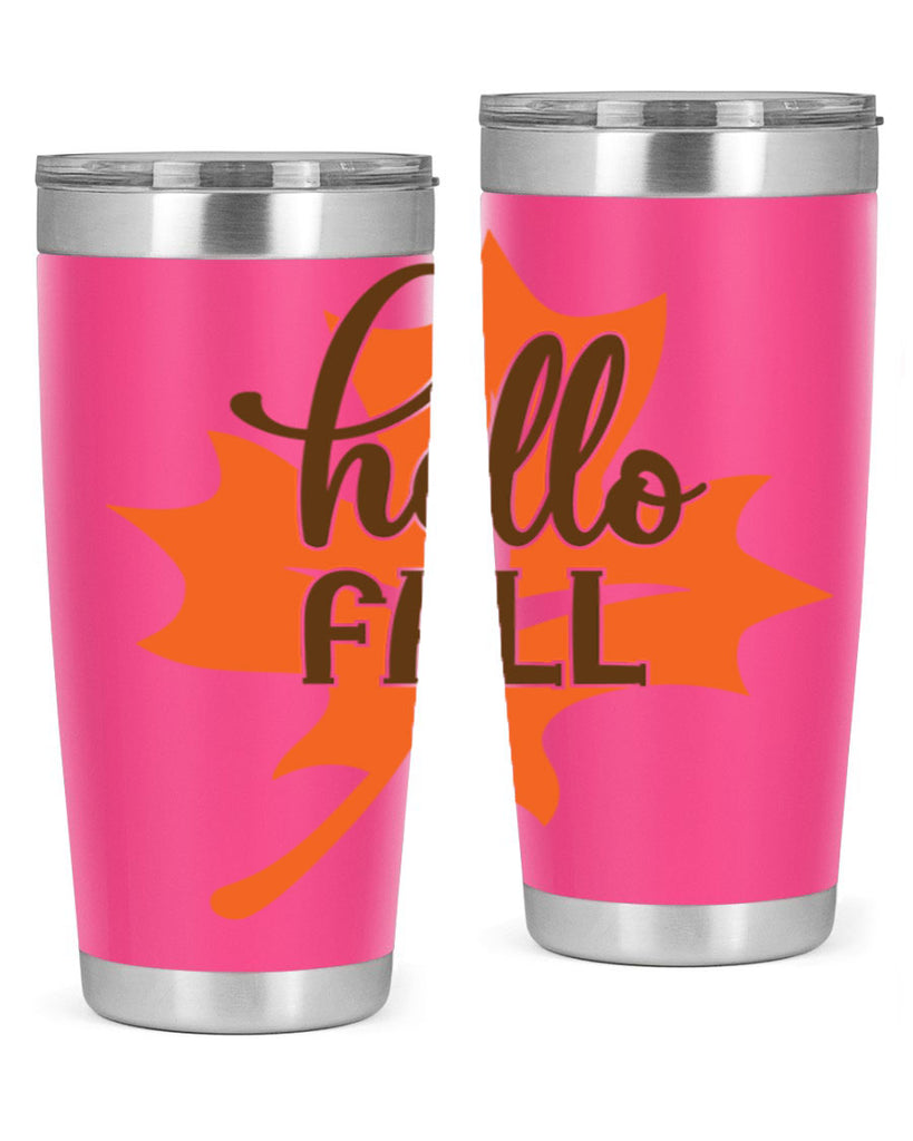 Hello Fall 273#- fall- Tumbler