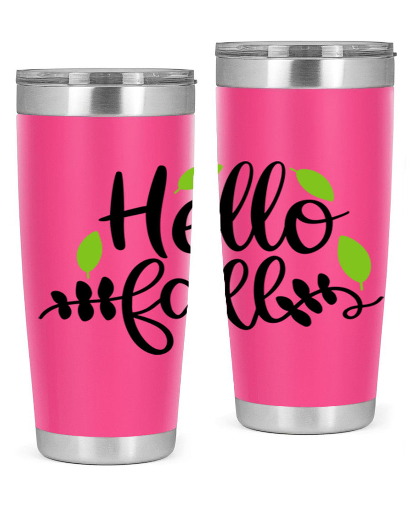 Hello Fall 283#- fall- Tumbler
