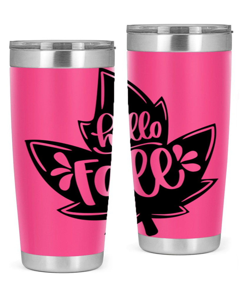 Hello Fall 494#- fall- Tumbler