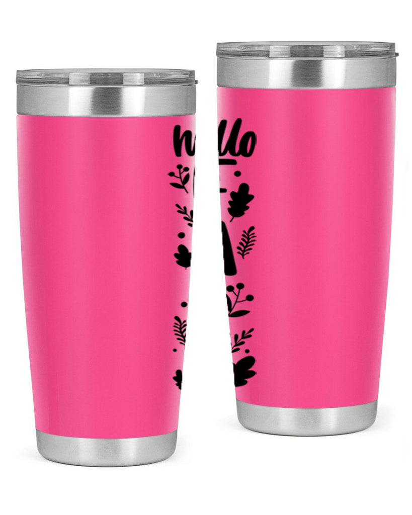 Hello Fall 495#- fall- Tumbler