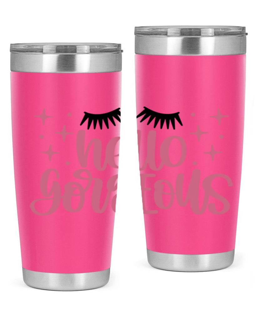 Hello Gorgeous Style 89#- make up- Tumbler