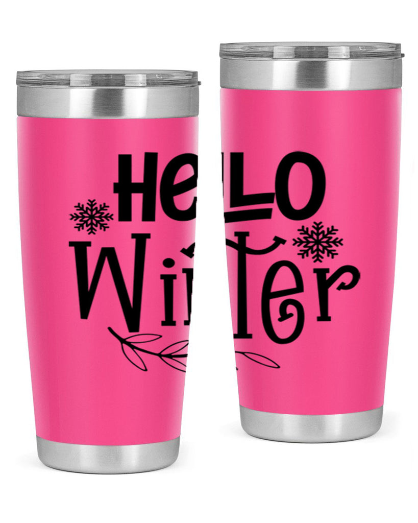 Hello Winter 168#- winter- Tumbler