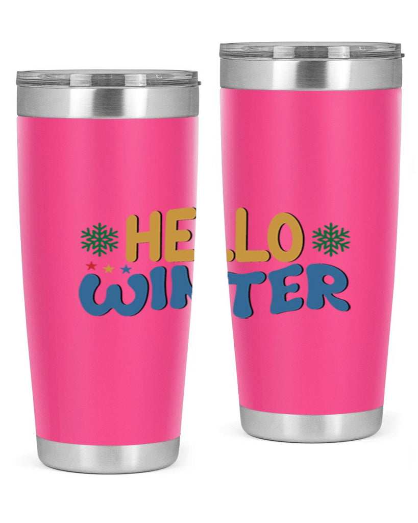 Hello Winter 181#- winter- Tumbler