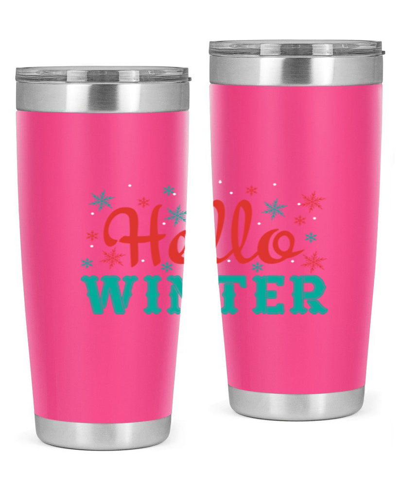Hello Winter 182#- winter- Tumbler