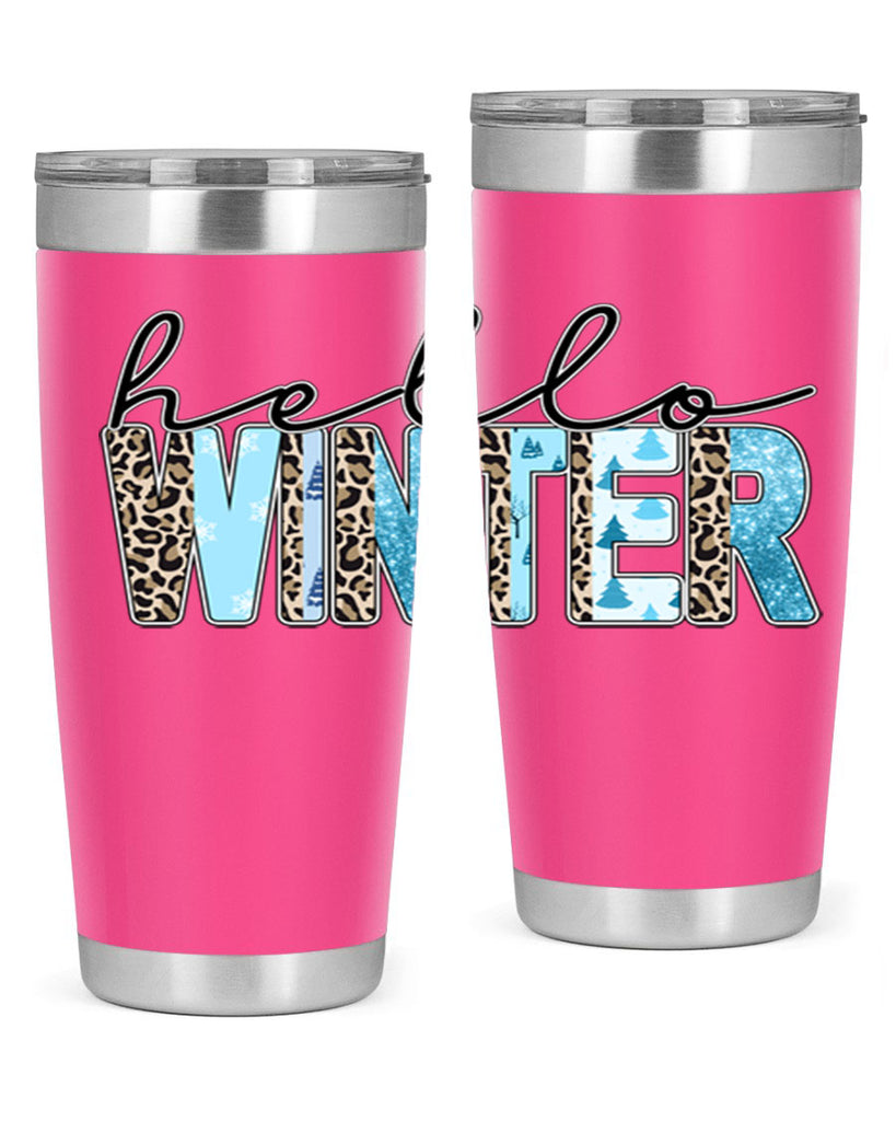 Hello Winter 189#- winter- Tumbler