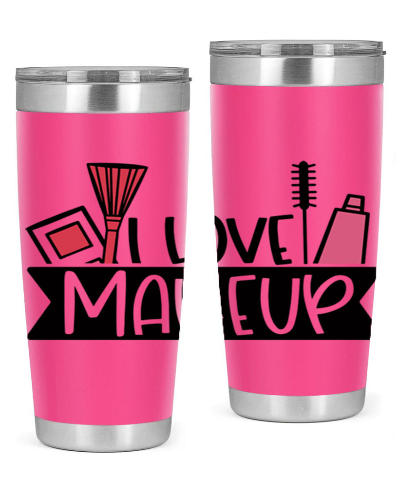 I Love Makeup Style 81#- make up- Tumbler