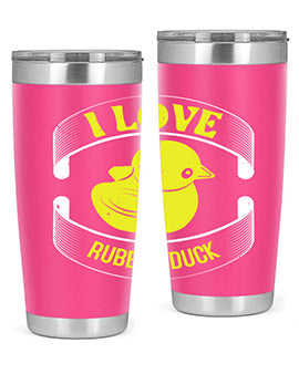 I Love Rubber duck Style 41#- duck- Tumbler