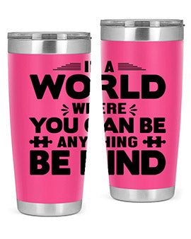 In a world Style 48#- autism- Tumbler