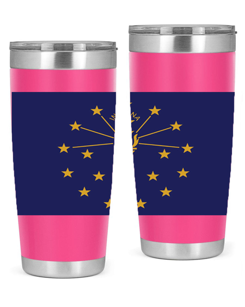 Indiana 38#- Us Flags- Tumbler