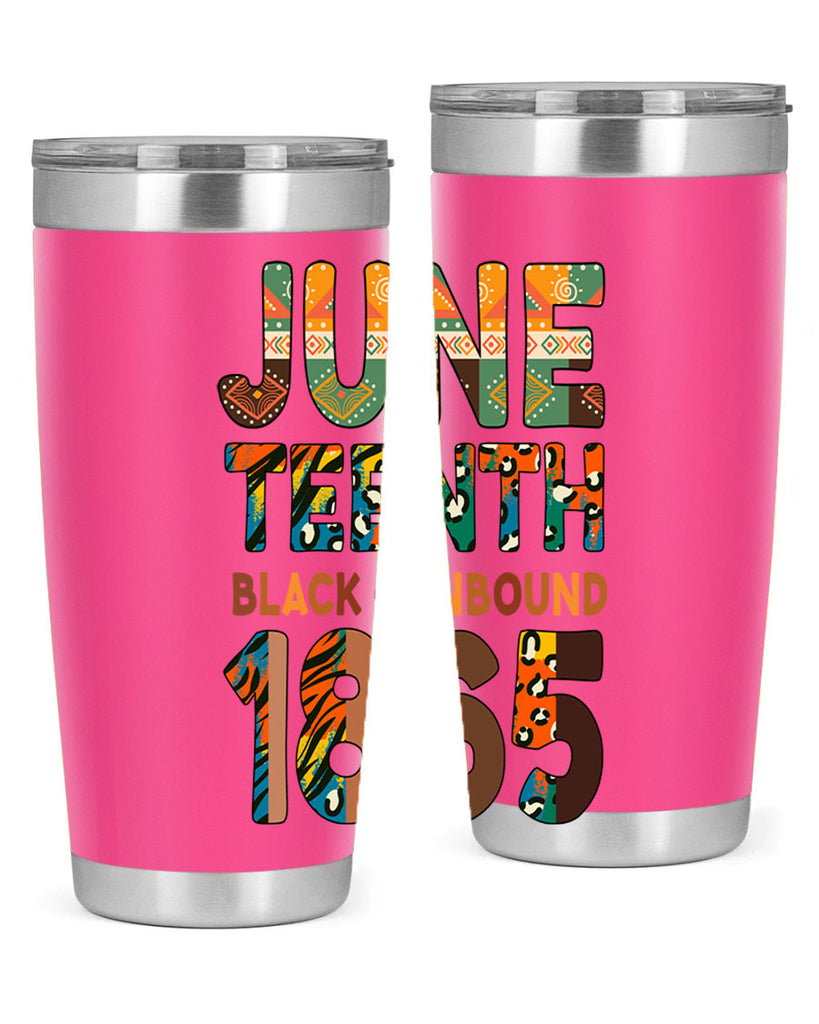 Juneteenth Black Unbound 1865 Png 33#- Juneteenth- tumbler