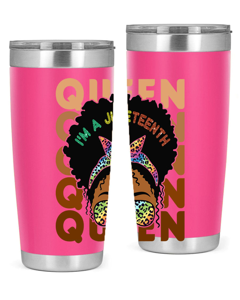 Juneteenth Queen Swag Black Melanin Png 26#- Juneteenth- tumbler