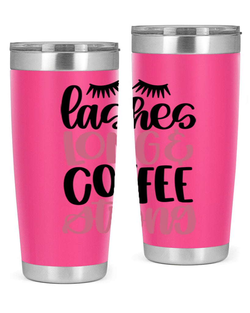 Lashes Long Coffee Strong Style 67#- make up- Tumbler