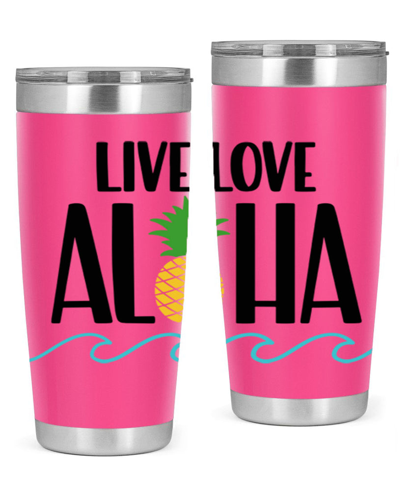 Live Love Aloha Style 30#- summer- Tumbler